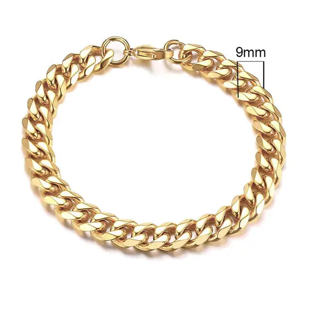 Vnox Men's Chunky Curb Chain Bracelet by Oz-Direct.com