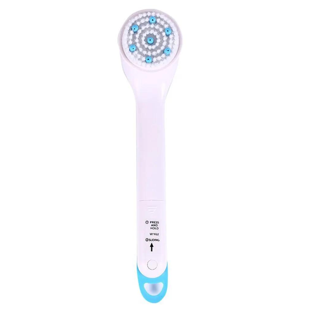 5 In 1 Electric Bath Shower Brush Exfoliation Spin Spa Massage Body Clean Brush Electric Massage Multi-Function Bath Brush Tool by Oz-Direct.com