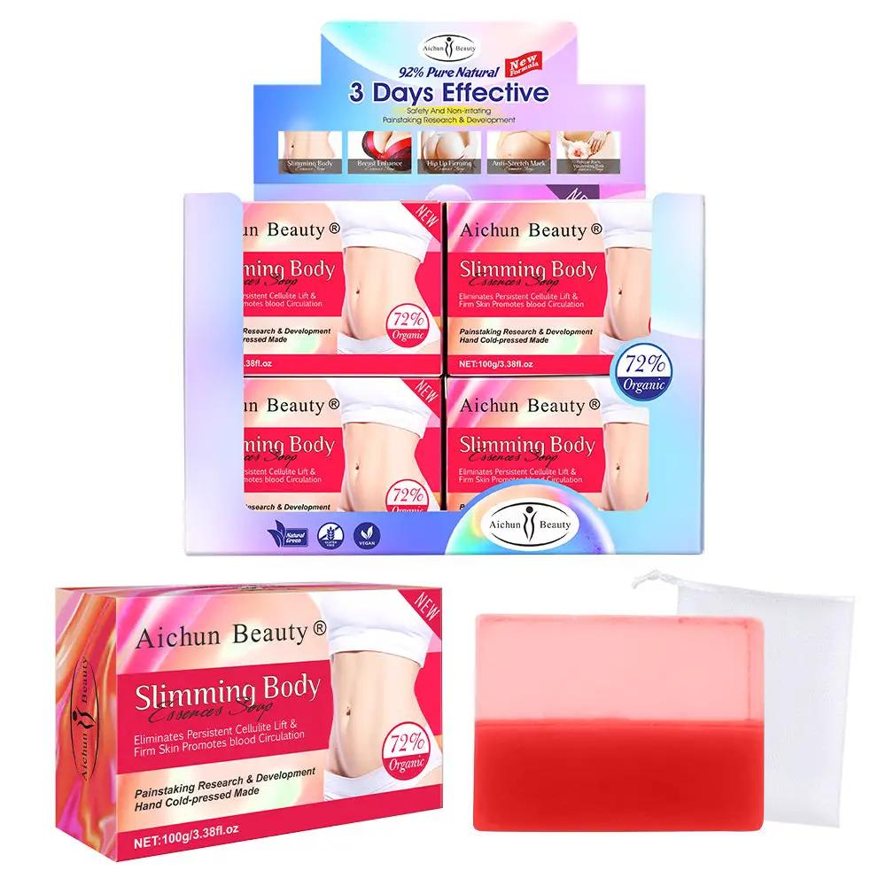 Body Sculpting Two-Color Handmade Soap Body Skin Curve Lift Moisturizing Moisturizing Mild Skin Care Handmade Soap by Oz-Direct.com