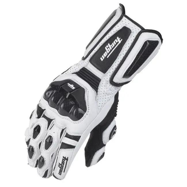 Breathable Carbon Motorcycle Riding Gloves Fiber Leather Drop-Resistant Four Seasons by Oz-Direct.com