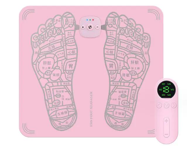 EMS Electric Foot Massager Mat Pulse Muscle Relax Health Care Feet Massageador Cushion Intelligent Remote Control Massage Salud by Oz-Direct.com