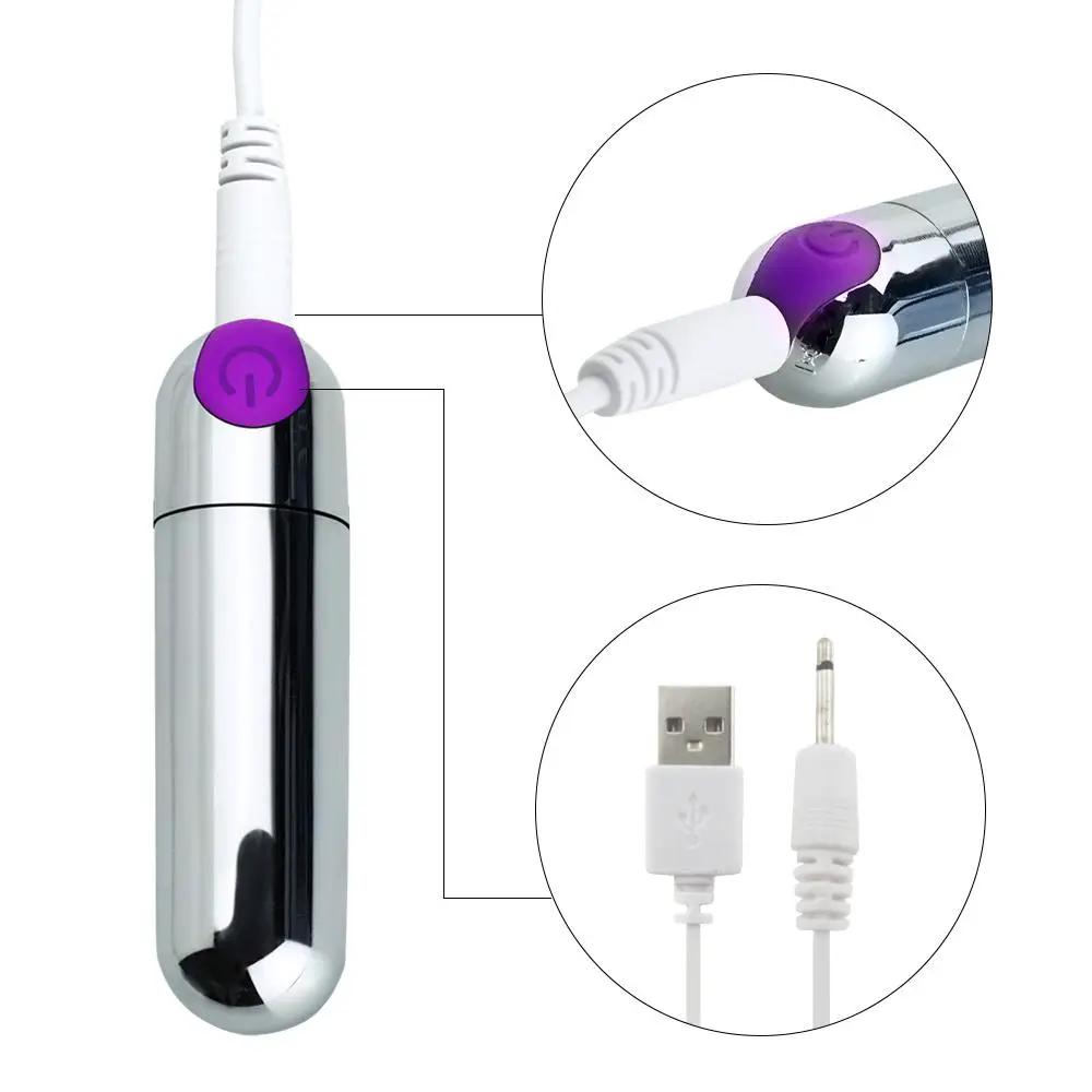 Powerful Mini Bullet Shape Vibrator For Beginners, Waterproof 10 Speeds Vibration Clitoral Stimulation Adult Sex Toys by Oz-Direct.com