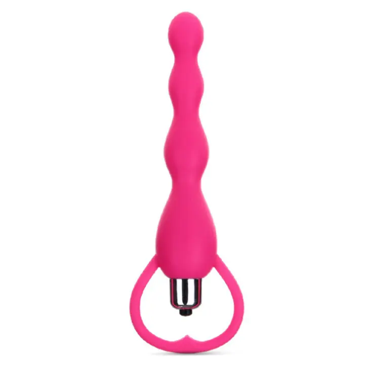 Silicone Waterproof Vibrating Bum bead vibrating bar posterior anal massager Beads by Oz-Direct.com