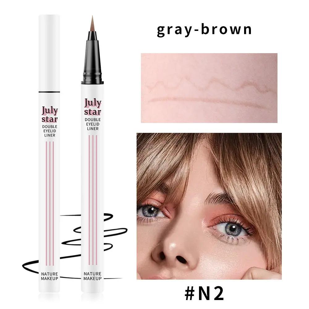 Liquid Sleeper Pen Waterproof Quick Dry Brown Non-Smudge Eyeliner Liquid Pen Eye Makeup Long Lasting Eyeliner by Oz-Direct.com