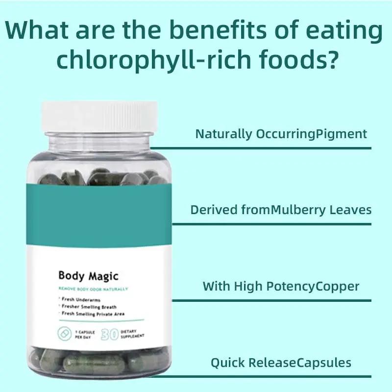Body Magic Chlorophyll Capsules by Oz-Direct.com
