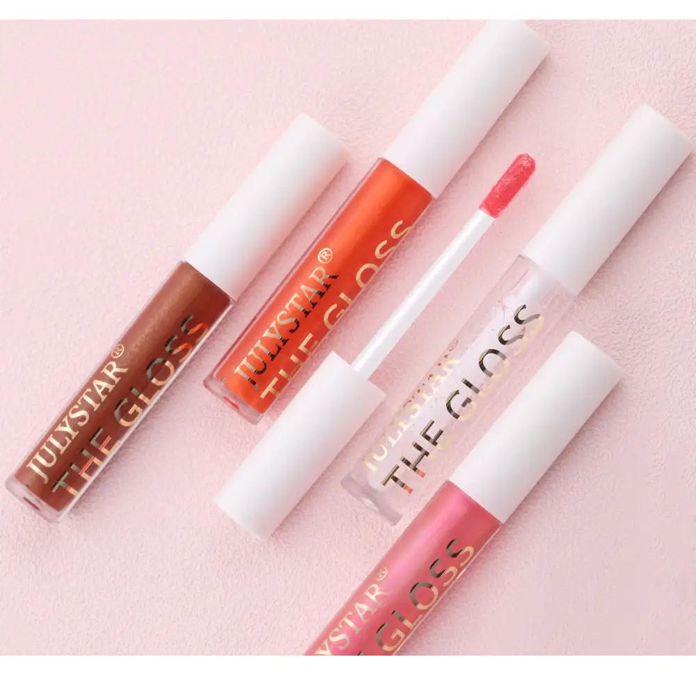 Six Pack Multi-Color Moisturizing Watery Glass Lip Gloss Pearl Watery Lip Glaze Non-Stick Mirror Lip Gloss by Oz-Direct.com