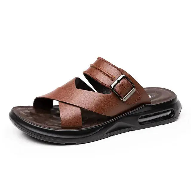 Non-slip Men's Italian Sandals by Oz-Direct.com