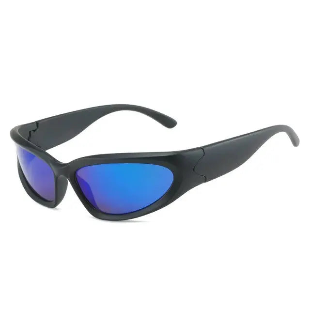 Wrap Around Oval Sunglasses UV400 by Oz-Direct.com