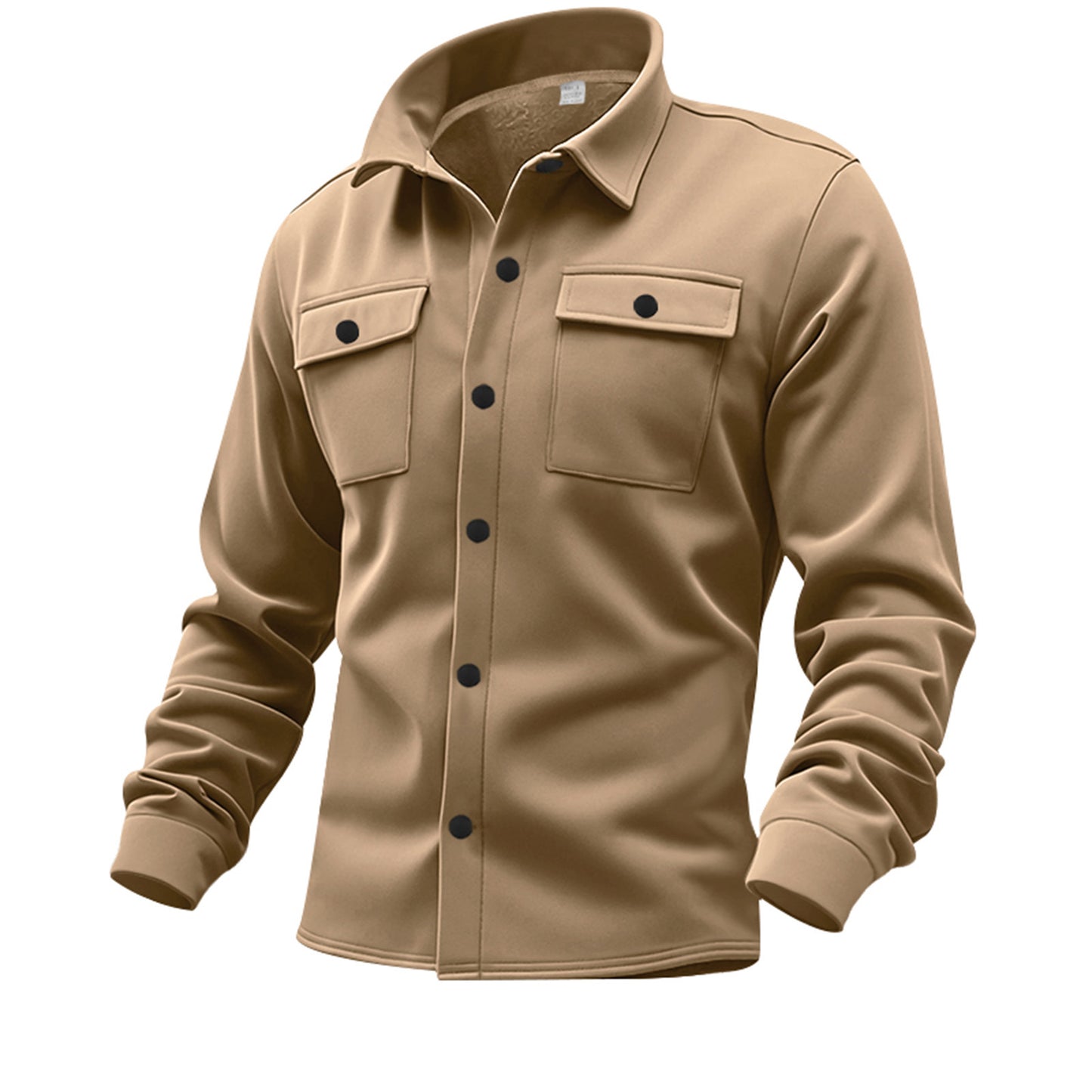 American casual men's single breasted solid color casual jacket for men