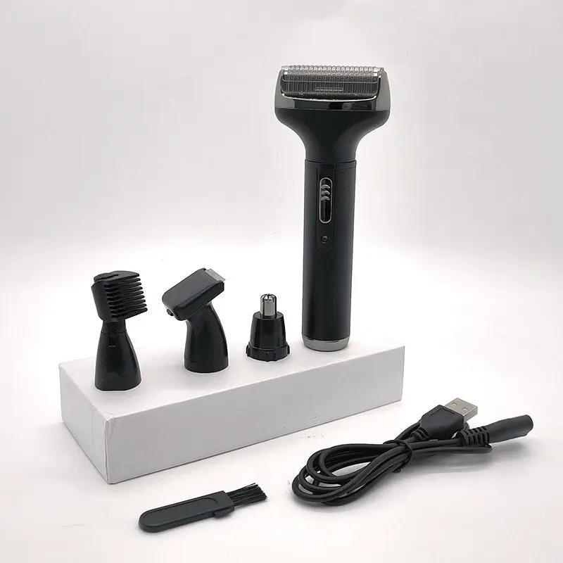 New Men's 4 in 1 Electric Razor Nose Hair Sideburns Knife Trimmer Eyebrow Grooming Set Compound by Oz-Direct.com