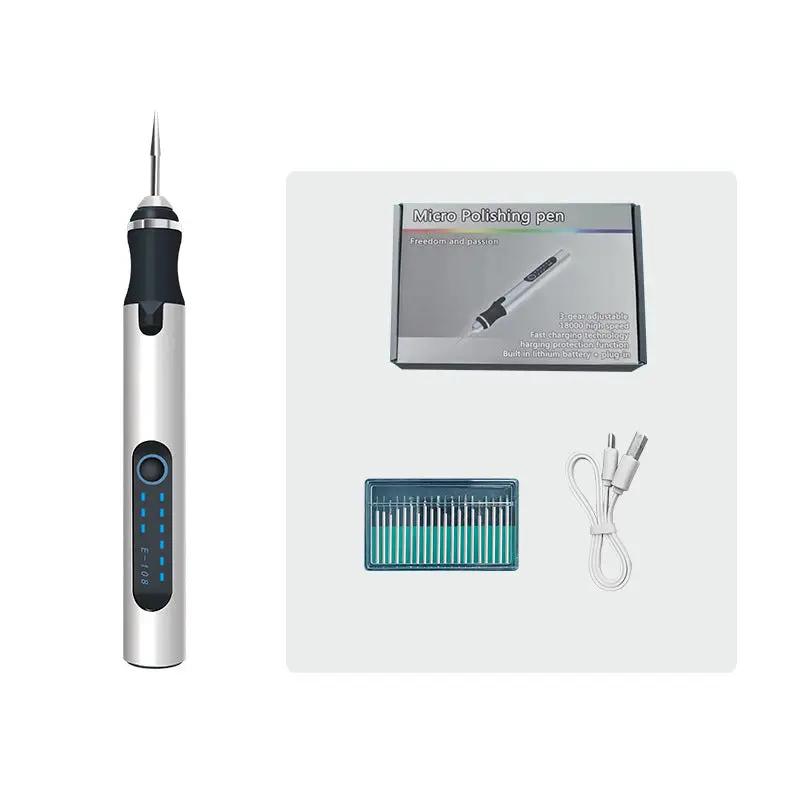 Mini Electric Grinder Lithium Battery Nail Art Engraving Polishing Grinder Hardware Tools Electric Small Grinder by Oz-Direct.com