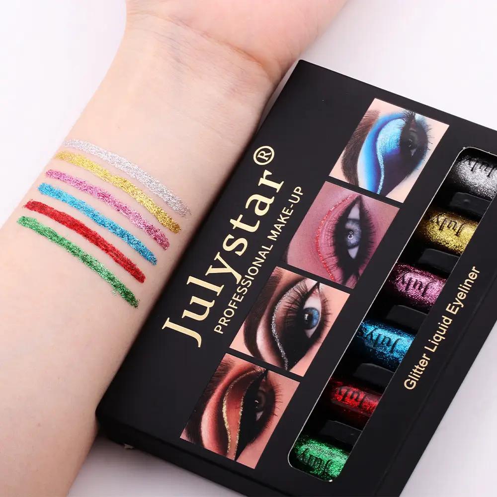 Colorful Extra Fine eyeliner Pen eyeliner Set Waterproof Colorless White Pearl Eyeliner by Oz-Direct.com