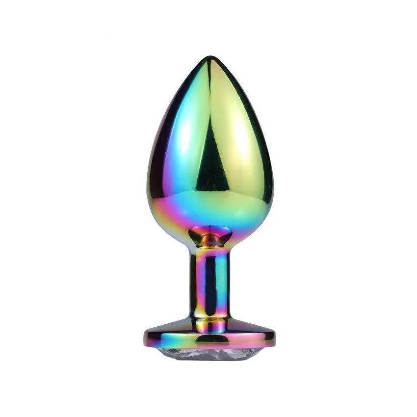 Metal Colorful Anal Plug Anal Expansion Adult Supplies Sex Training Toys Masturbation Male And Female Appliances by Oz-Direct.com
