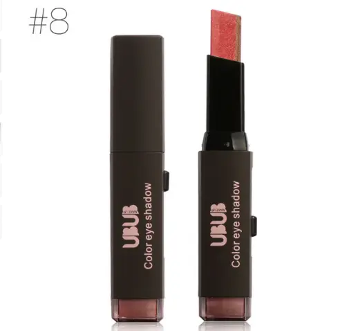 UBUB Double Color Stereo Gradient Velvet Shimmer Eyeshadow Stick Earth Color Eye Shadow Cream Pen by Oz-Direct.com