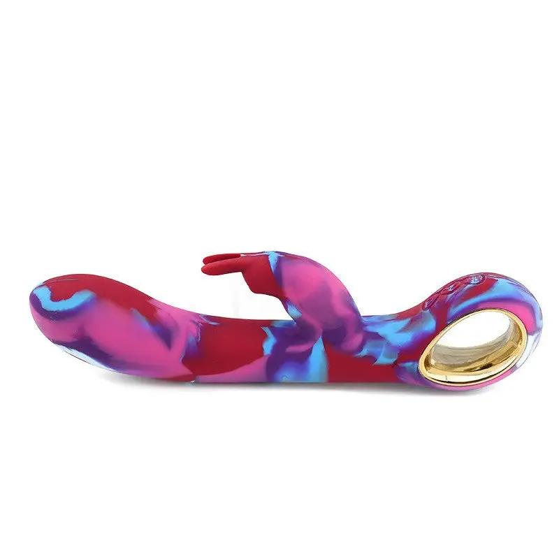 Tini Rainbow Sex Toys Silicone Vibrating Stick Women's Vibrating Massage Stick 10 Frequency Heating Vibration Stick by Oz-Direct.com