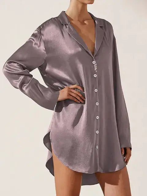 Linad Satin Night Dress by Oz-Direct.com