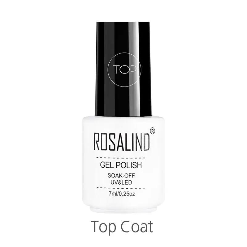 ROSALIND Gel Polish Set Manicure for Nails Semi Permanent Vernis top coat UV LED Gel Varnish Soak Off Nail Art Gel Nail Polish by Oz-Direct.com