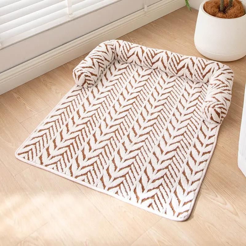 Plush Thick Non-Slip Sofa Pet Mat Dog Bed Pet Pad for Cats and Dogs by Oz-Direct.com