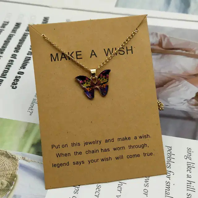 Butterfly Pendant Necklace by Oz-Direct.com