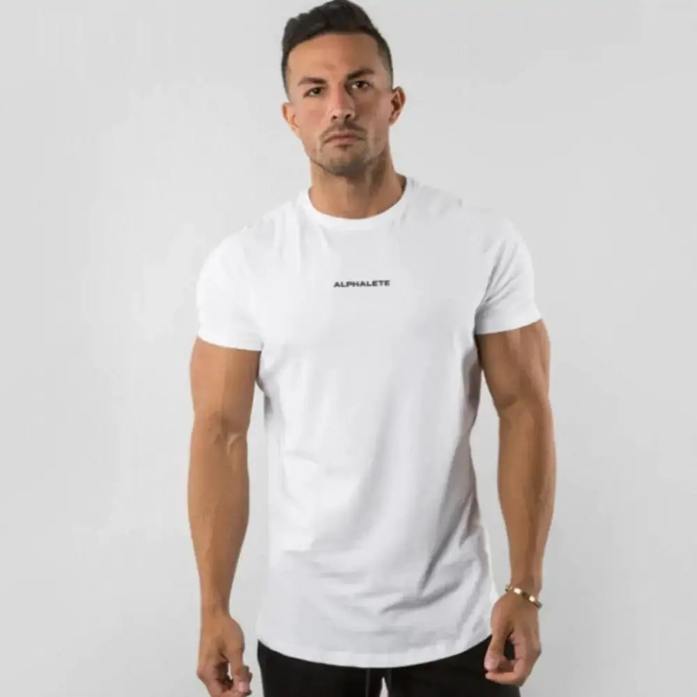 Men Fitted Gym T-Shirt by Oz-Direct.com