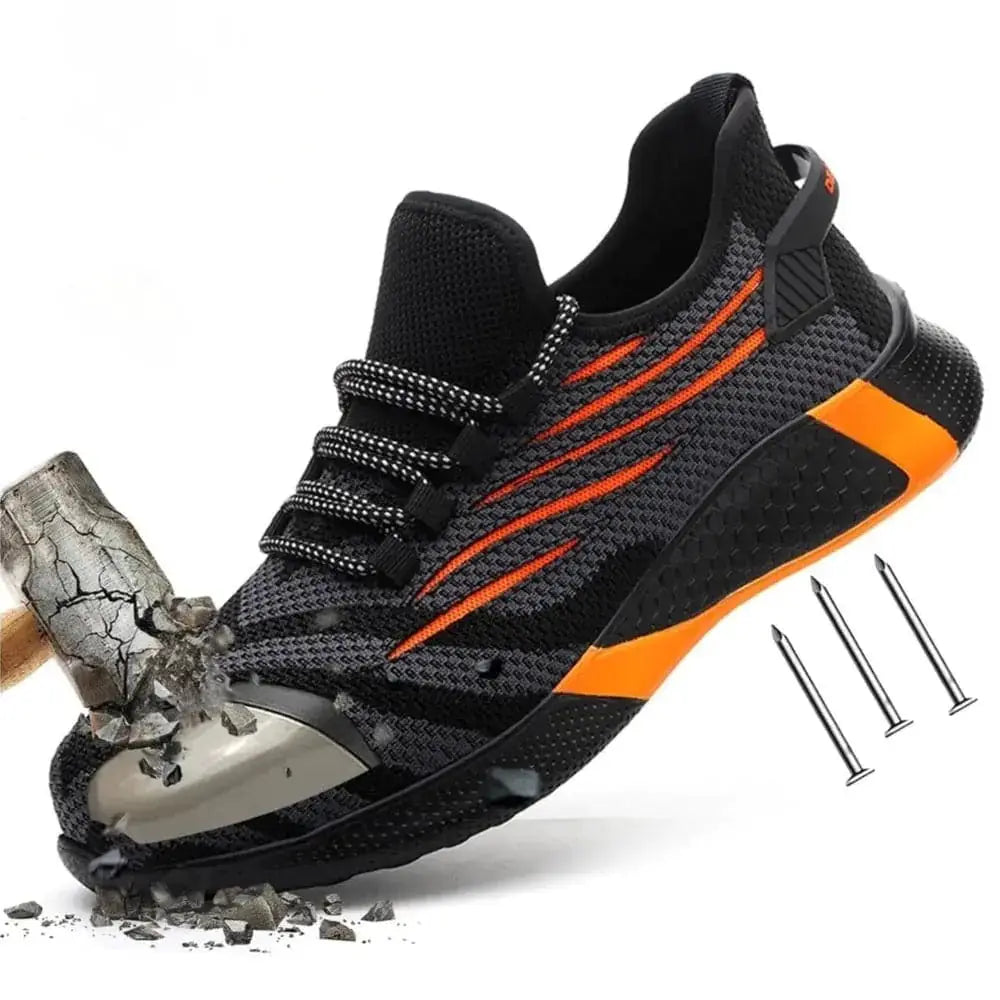 Industrial Security Shoes with Cap for Men by Oz-Direct.com