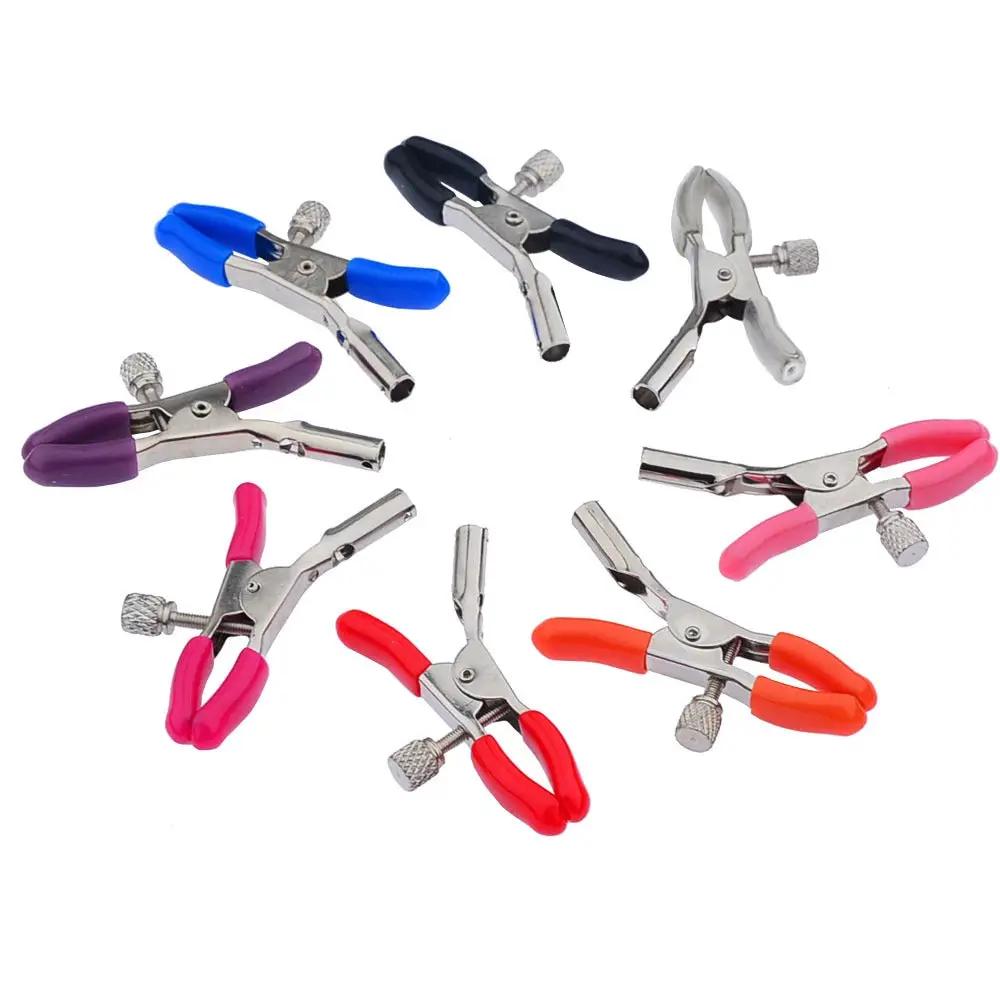 Adult Products Silicone Rubber Metal Sexy Milk Clip Women's Mimi Clip Female Hoof Clip Regular Clip Accessories by Oz-Direct.com