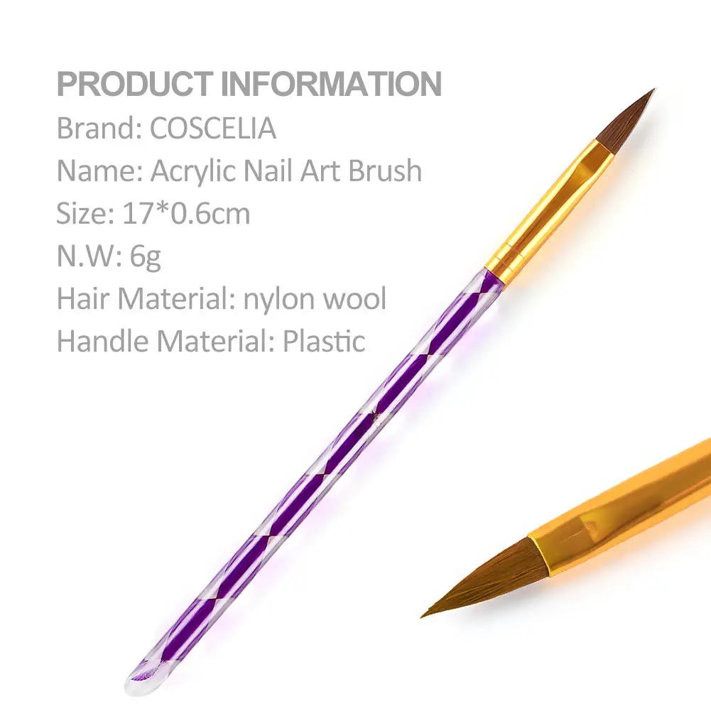 COSCELIA Crystal Powder 30ml Crystal Liquid Set Carved Extended Nail Art Beginner Crystal Nail Set by Oz-Direct.com