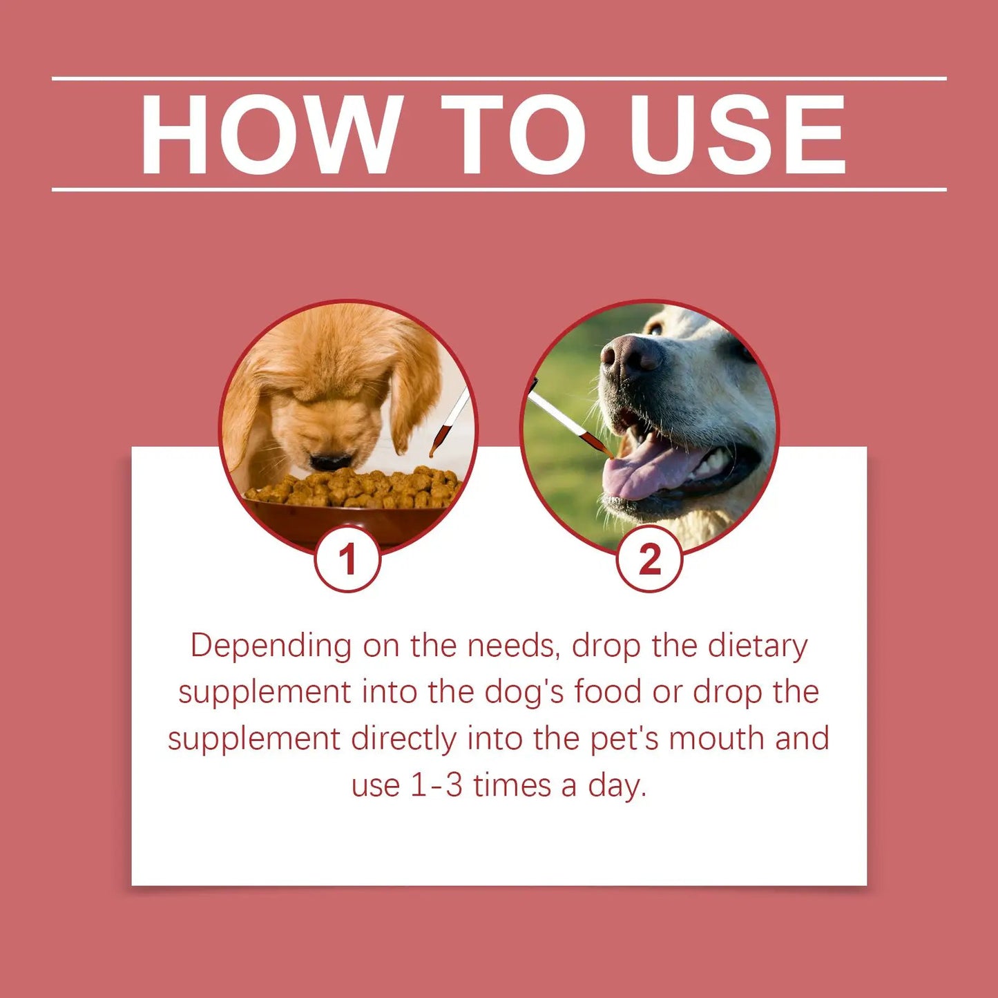 Pet Dog Syrup Pampers Pet Dogs With Gentle Ingredients To Help Absorb Care Supplements by Oz-Direct.com