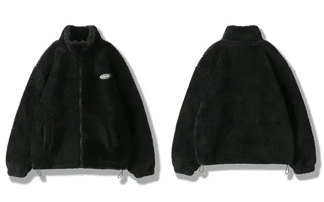 Hip Hop Winter Fleece Fluffy Jacket by Oz-Direct.com