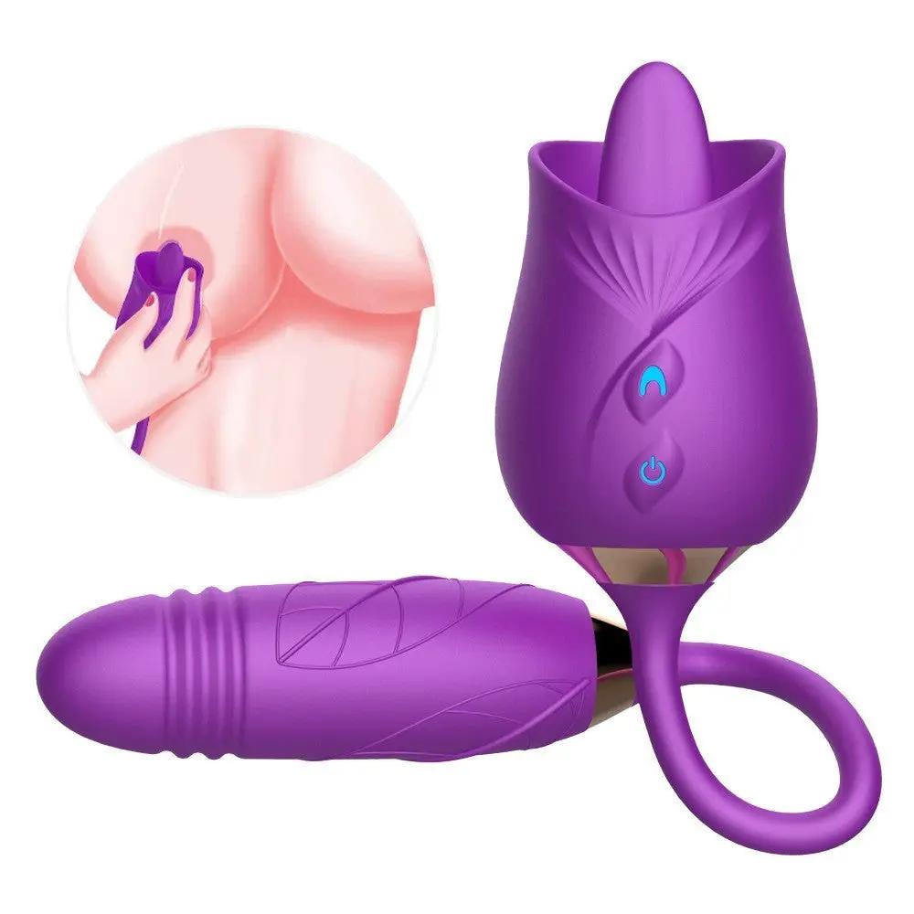 Orena Rose New Product Mantinghua 3 Generations Double-Headed Sucking Vibrating Egg Female Masturbation Sex Toys by Oz-Direct.com