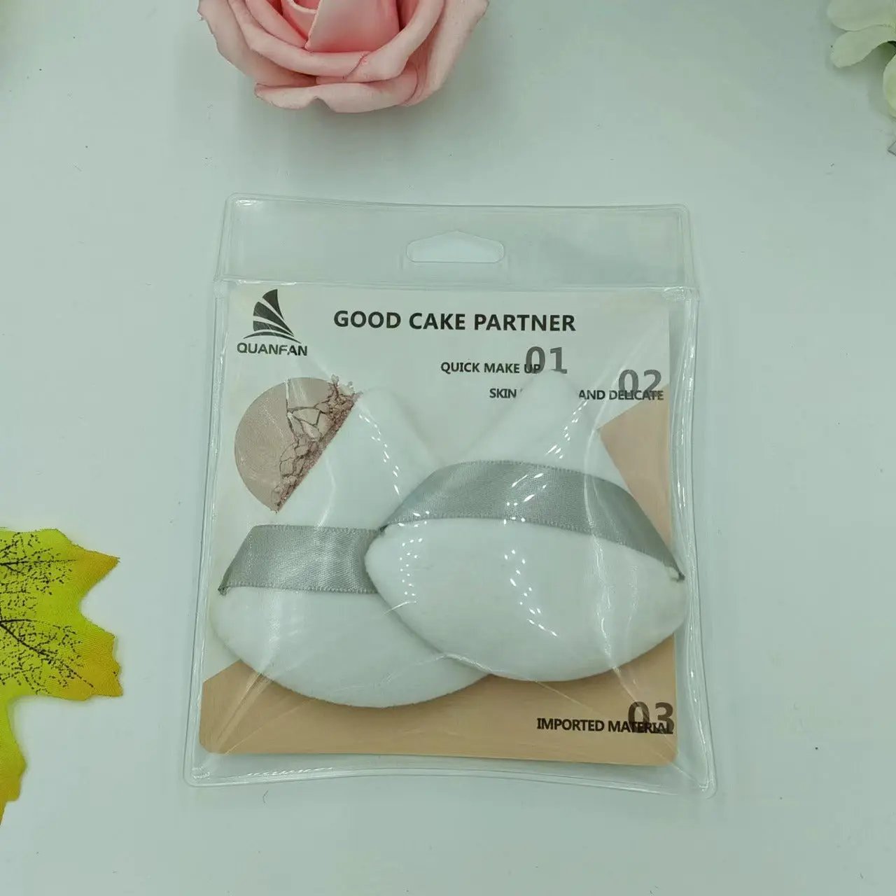 Triangle Dry Powder Puff Fiber Crystal Cotton Delicate On Makeup Beauty Tools Powder Puff by Oz-Direct.com