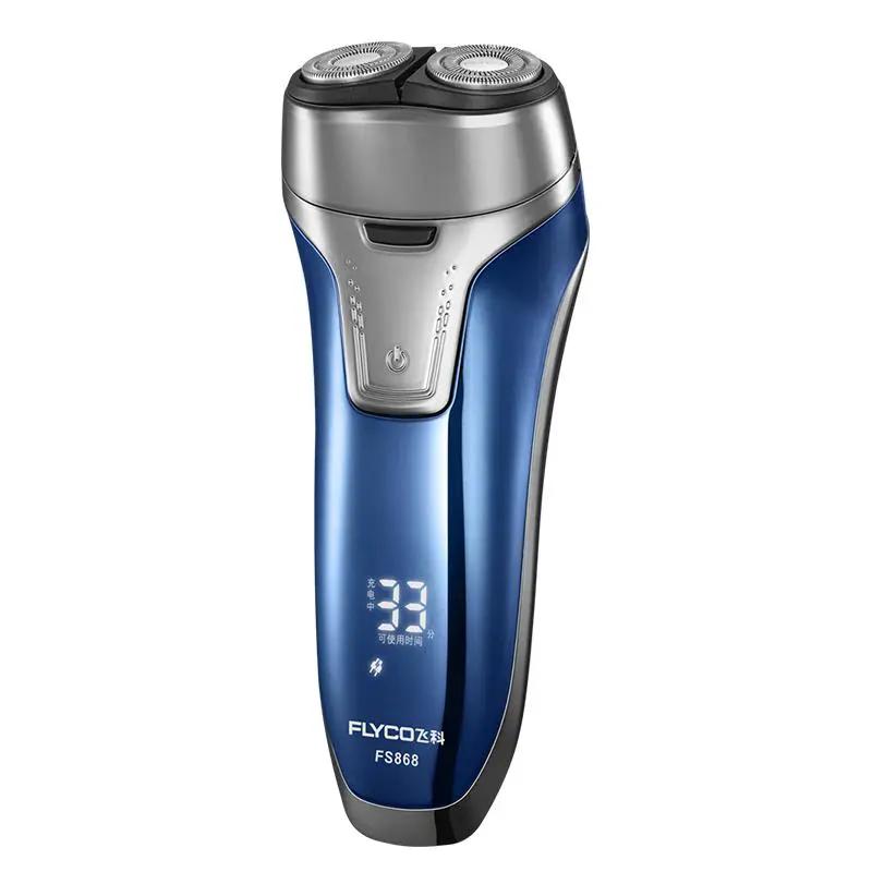 Flyco Electric Razor 2 independent floating heads Full Body washable Electric shaver FS868 by Oz-Direct.com