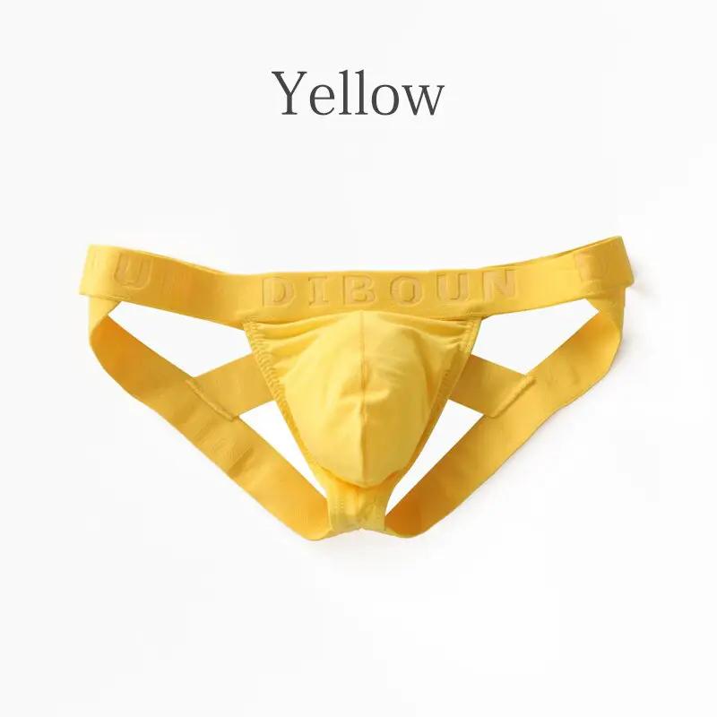 Men's backspace sexy thong low-waist butt-lifting cotton tight-fitting double thong trendy gay underwear. by Oz-Direct.com