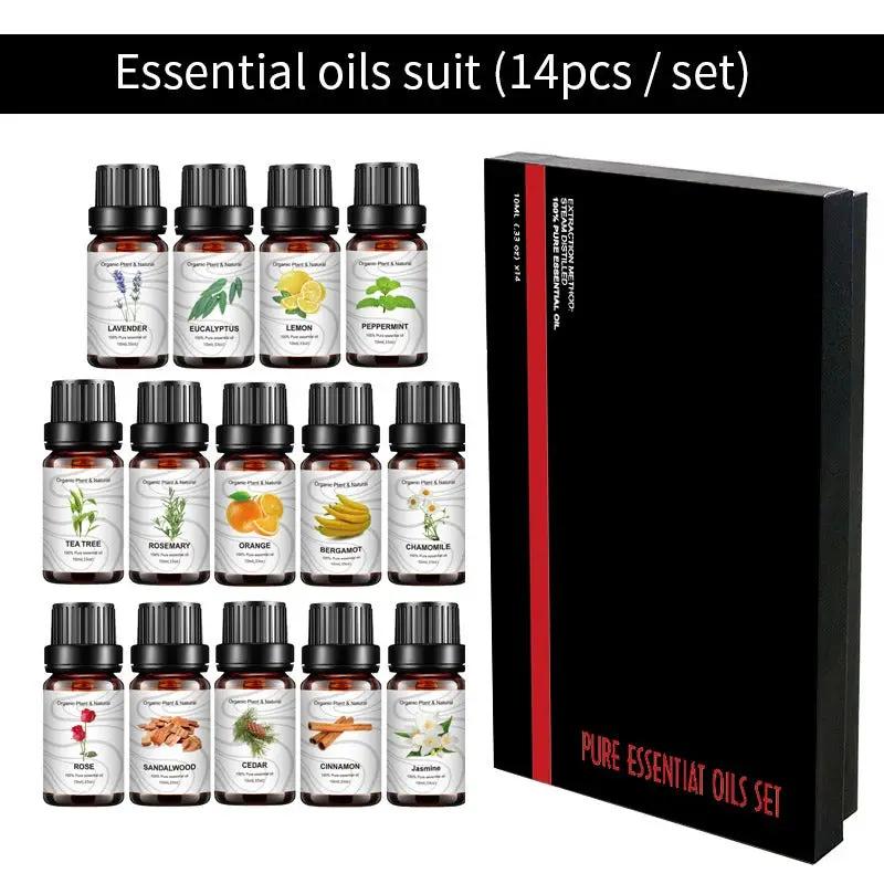 14 Piece Cross border Unilateral Essential Oil Set Box Unisex 14 Pack Body Set 10ml by Oz-Direct.com