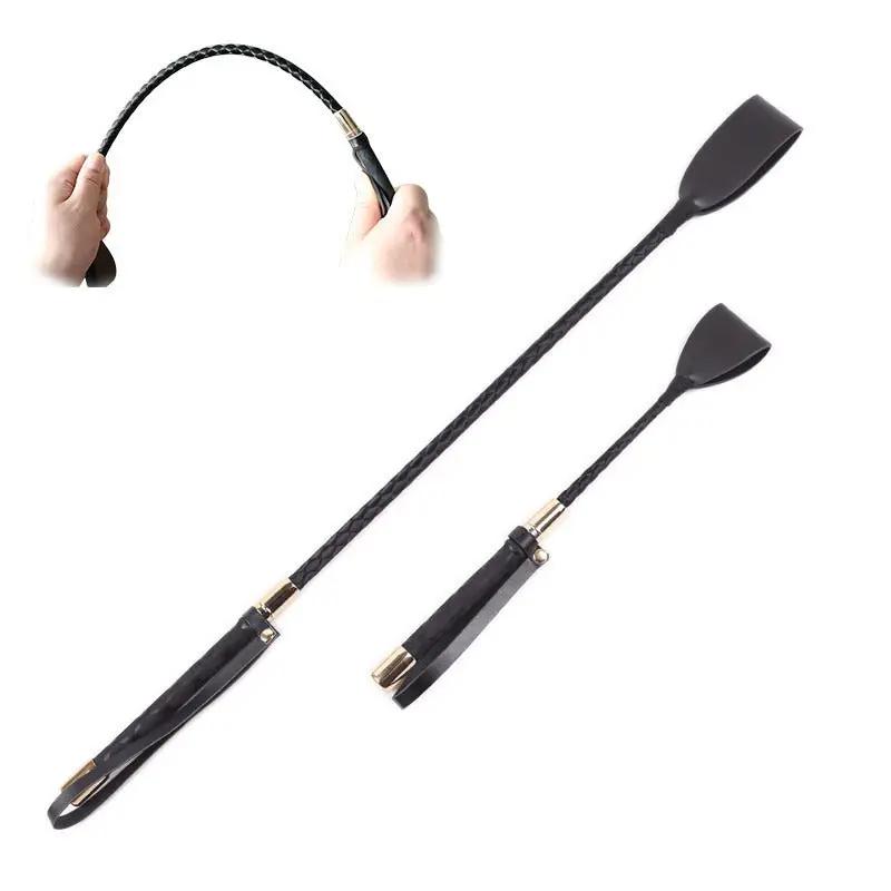 Sexy Goods Conditioning Horsewhip Leather PU Whip Leather Leather Party Play 50 Degree Sex Female by Oz-Direct.com