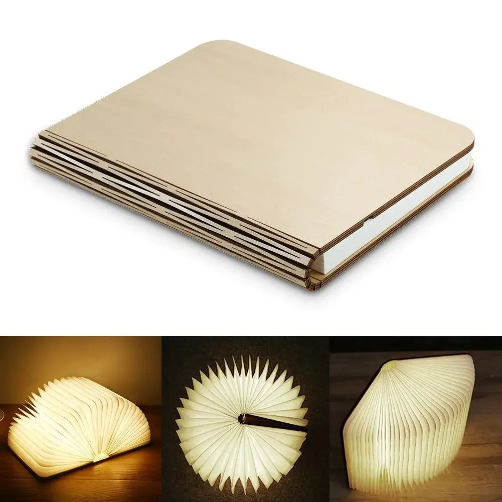 Wooden book lamp by Oz-Direct.com