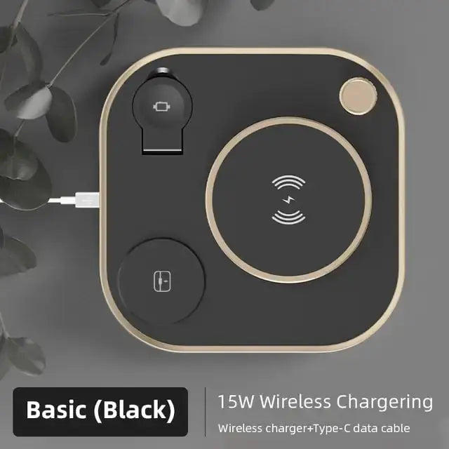 15w Fast 3 In 1 Wireless Charger Lamp by Oz-Direct.com
