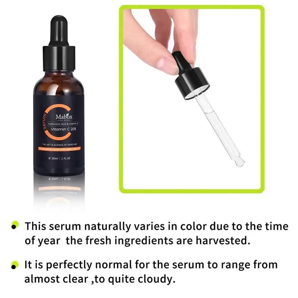 MABOX 2.5% Retinol Whitening Face Cream + Vitamin C Whitening Serum Anti aging Moisturizer Face Cream by Oz-Direct.com