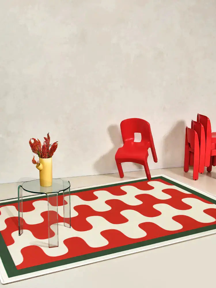 Checkerboard Fluffy Rug by Oz-Direct.com