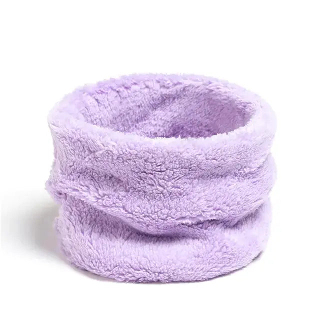 Solid Thick Plush Ring Scarf by Oz-Direct.com
