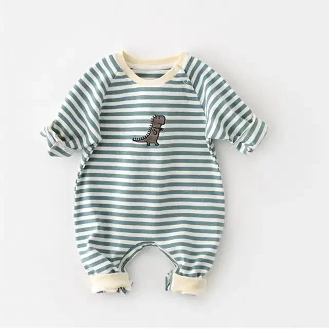 Newborn Baby Striped Rompers by Oz-Direct.com