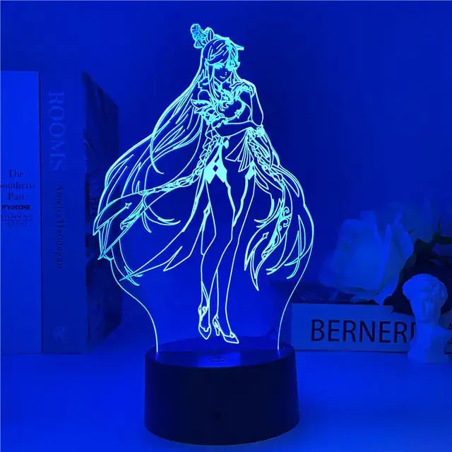Genshin Impact Night Light 3D Illusion by Oz-Direct.com