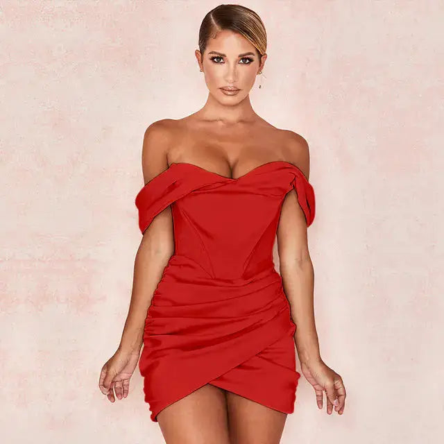 Cryptographic Satin Ruched Corset by Oz-Direct.com