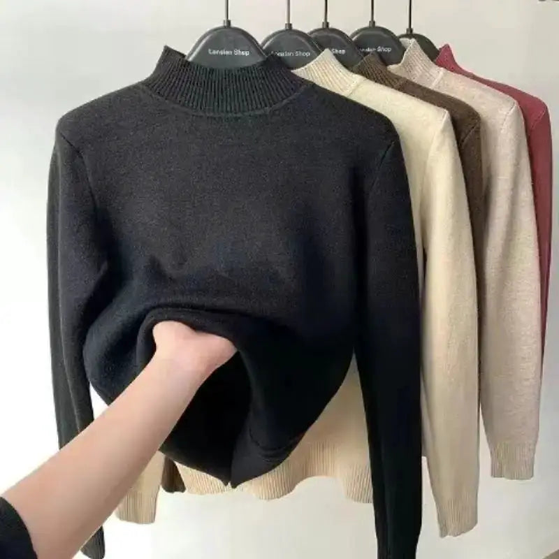 Women Turtleneck Autumn Winter Sweater by Oz-Direct.com