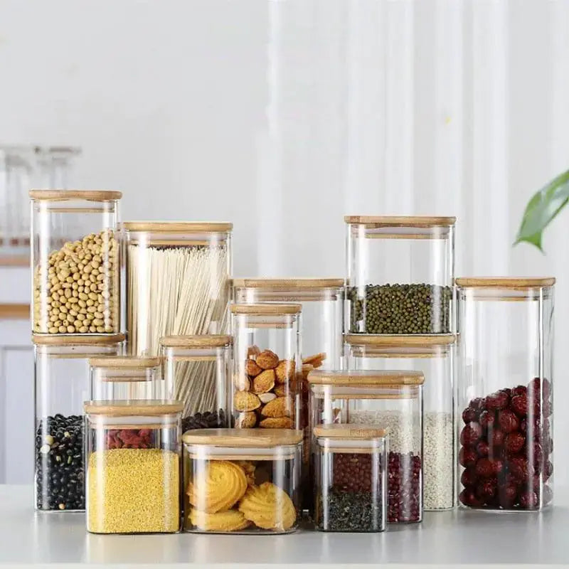 Glass Spice Jars by Oz-Direct.com