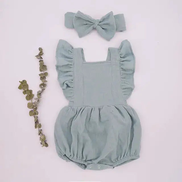 Organic Cotton Summer Baby Girl Clothes by Oz-Direct.com