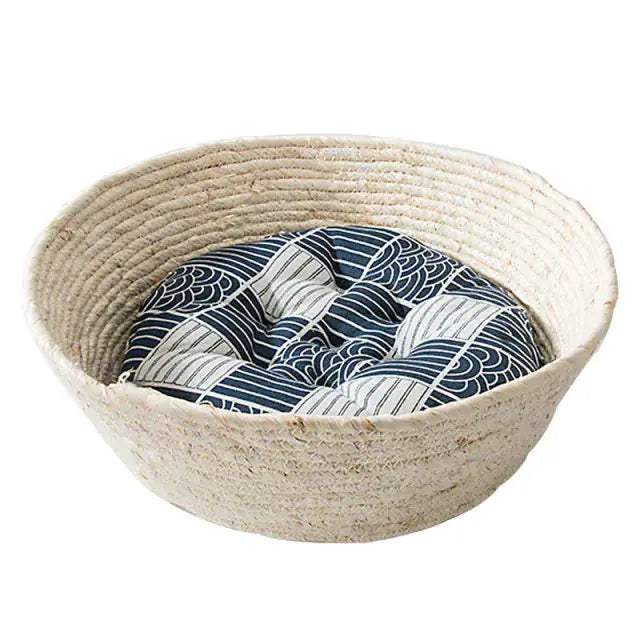 Cat Straw Bed by Oz-Direct.com