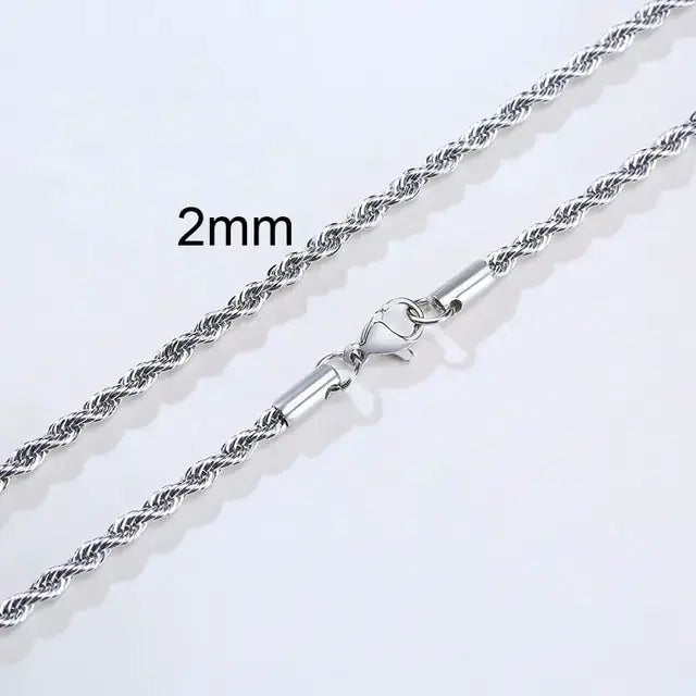 Minimalist Men Ropes Long Necklace by Oz-Direct.com