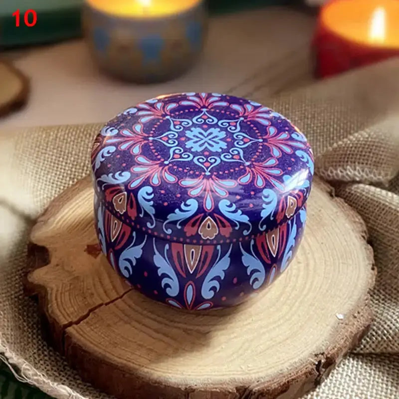 Scented Vintage Flower Candle Jars: Soy Wax by Oz-Direct.com
