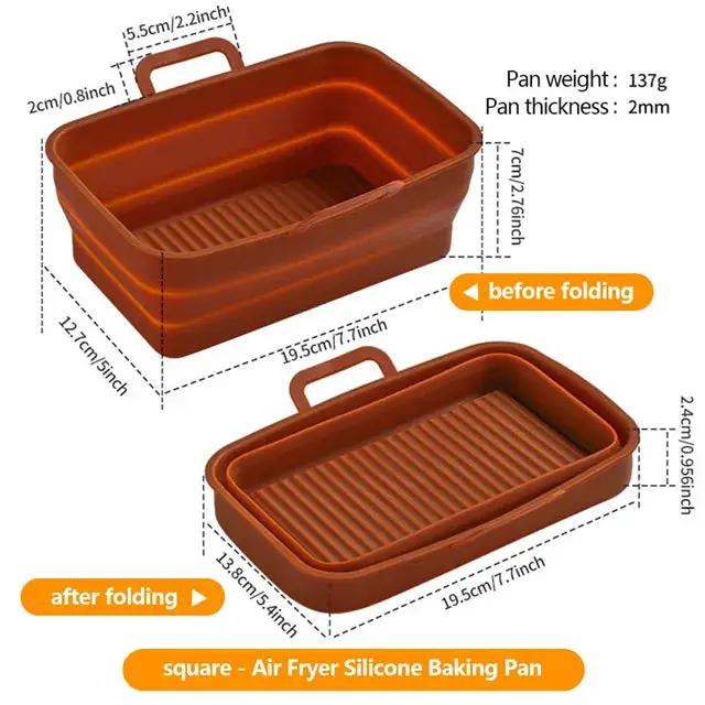 Rectangular Air Fryer Baking Pan by Oz-Direct.com